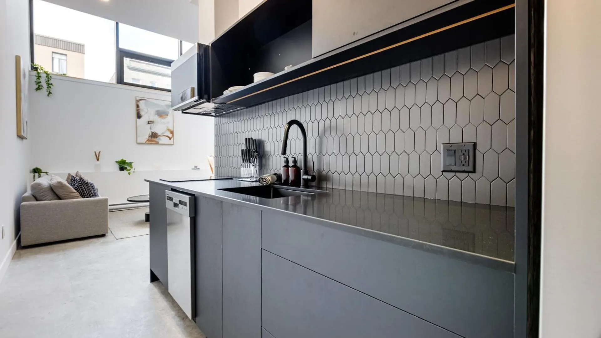 蒙特利尔New Luxury 2Bdr Unit With Sofabed In Mile End - 1D公寓 0*, 蒙特利尔 加拿大